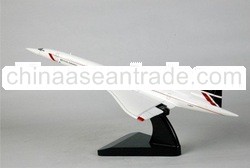 BRITISH AIRWAYS CONCORDE CLASSIC STRAIGHT NOSE G-BOAF WOOD MODEL COMMERCIAL AIRPLANE toy