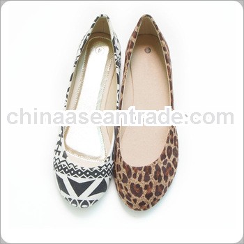 women dance fashion style animal printed upper