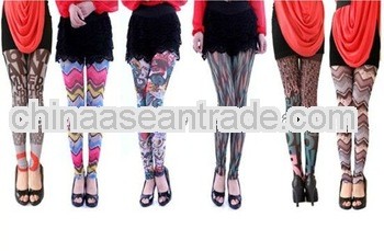 women european style fashion colorful leggings