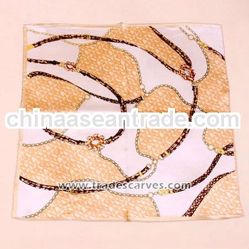 women fashion square silk handkerchief