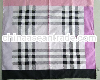 women fashion twill silk brand square scarf