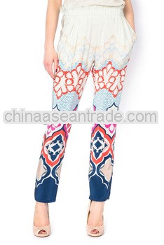 women pants ,pants women ,women fashion design digital printed nice fancy harem pants and trousers