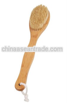 wooden shower massage brush