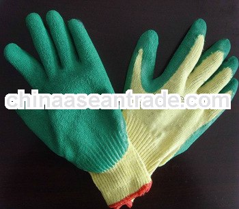 working latex coated gloves