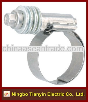 worm drive perforated band high pressure gasket loaded hose clamp