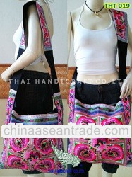 Thai Embroidered HMONG Hill Tribe Shoulder Bag Cross Body Bag