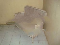 Living Room Sofa Antique Chair Cane Mahogany Painted Sofa Vintage Rattan Chair French Style European