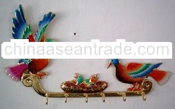 Brass Decorated Clothes Hook