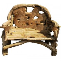 TEAK ROOT CHAIR RUSTIC