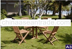 4 Legs Square Cafe Table Folding Chair