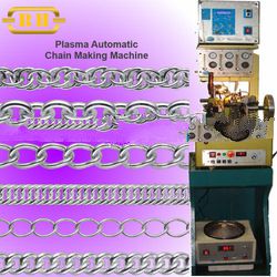 22k Gold Automatic chain making machine with Plasma