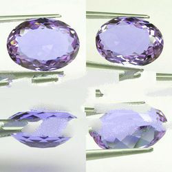 11 cts Huge Oval (18x13 mm) Lab Simulated Lavender Sapphire AAA