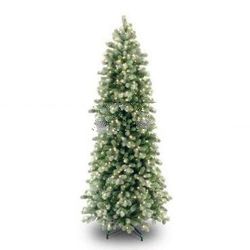 Colorado Commercial Frost Spruce Slim Pre Lit Christmas Tree