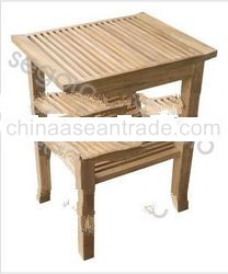 Good Quality Outdoor Garden Via Side Teak Wooden Table