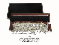 Wooden Silver Ornament