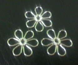 CNFMN12 - Sterling Silver Flower Connector