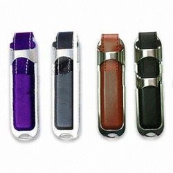 Leather USB Flash Drive ,Promotional Leather Drive ,USB Memory