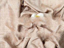 Scarves 100% raw silk, plain coloured