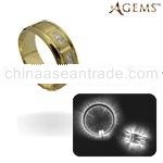 RD5545GA Energized yellow gold diamond ring