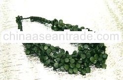 Goddess Wood Bead Necklace