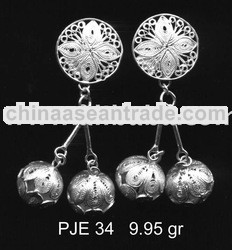 PJE 34 9.95gr Silver Earring