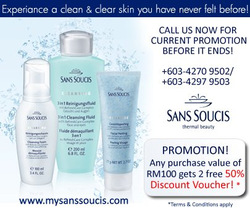 SANS SOUCIS: CLEANSING LINE product