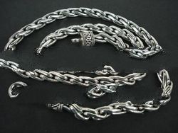 Sterling Silver Bali Twisted Chain 6mm