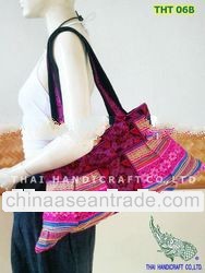 Thai Embroidered HMONG Hill Tribe Tote Hand Bag