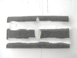 100% Genuine Stingray Skin Leather Checkbook Wallet