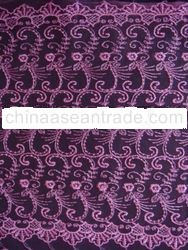 tulle based embroidery - onetone allover