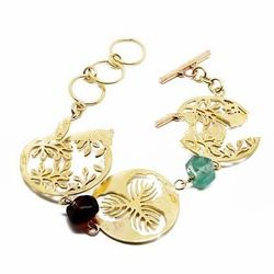 recycled glass bracelet