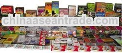 coffee mixes, sachets, condiments