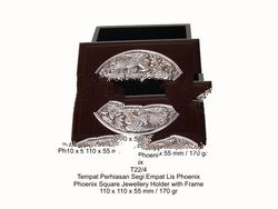 Wooden Silver Ornament