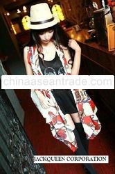 The little bride 2012 Large brand hit the color irregular long paragraph to wear a shawl vest