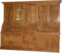 CABINET ROUND GLASS (VT-003) recycled teak
