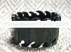 Mens Shell Bangle