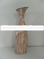 Lacquer mother of pearl lacquer vase,
