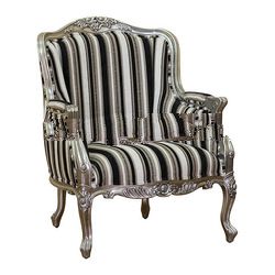 Silver Leaf Rococco Chair