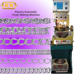 24k Gold Automatic chain making machine with Plasma
