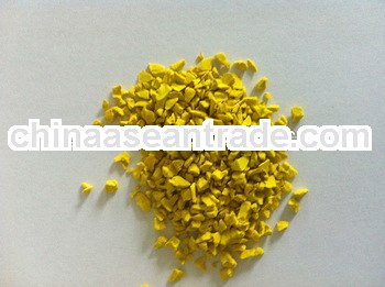 yellow EPDM rubber granule