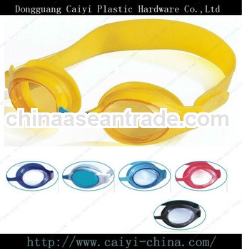 yellow kids high end swimming goggles