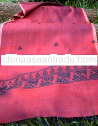  Silk Scarf / Shawl - Purple and Red