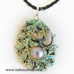 necklace art jewelry paua art