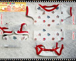 Newborn diaper cover + jumsuit