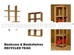 bookcase recycled teak