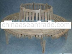 Garden Teak Furniture - Garden Furniture of Round three Bench teak furniture
