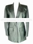 Leather Woman coat