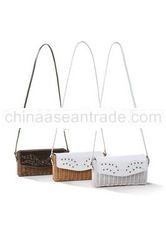 Rattan handbag