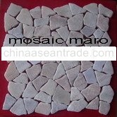 Interlock Mosaic Tiles, Onyx