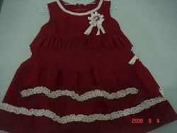 Dress with lovely patch